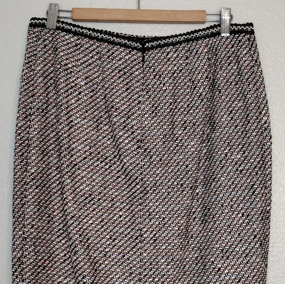 NWT Talbots Petite Women's Back Zipper Ombre Tweed Pencil Business Office Skirt - Picture 6 of 16